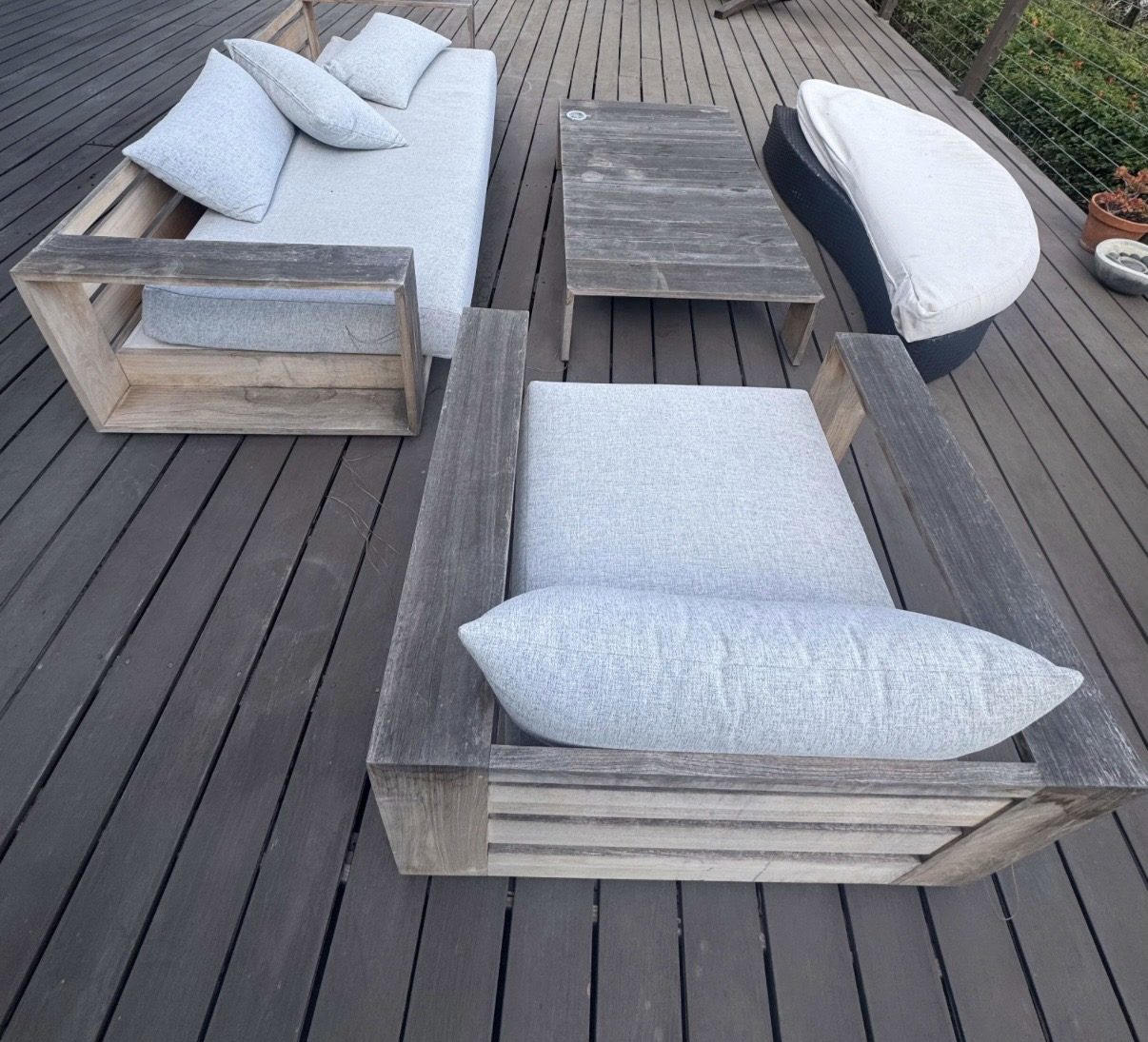 Patio Furniture Renewal - Before